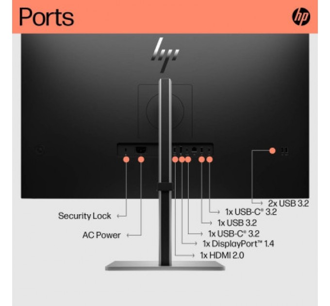 HP Монітор HP E32K G5 (6N4D6AA)