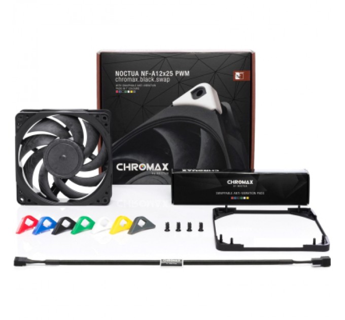 Noctua Кулер до корпусу Noctua REDUX (NF-A12x25 PWM CHROMAX. BLACK. SWAP)