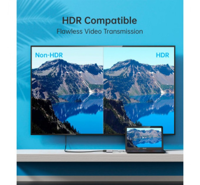 Choetech Перехідник USB-C to HDMI 8K 60 Hz Choetech (HUB-H16-GY)