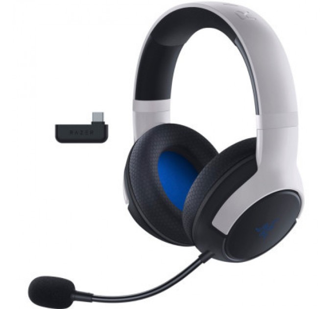 Razer Навушники Razer Kaira Hyperspeed for PS5 Bluetooth White/Black (RZ04-03980200-R3G1)