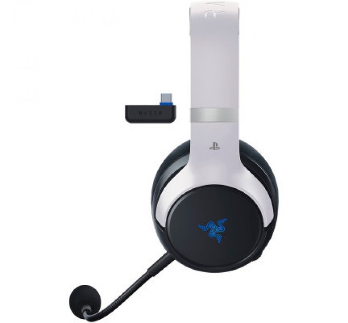 Razer Навушники Razer Kaira Pro Hyperspeed for PS5 Bluetooth White-Black (RZ04-04030200-R3G1)
