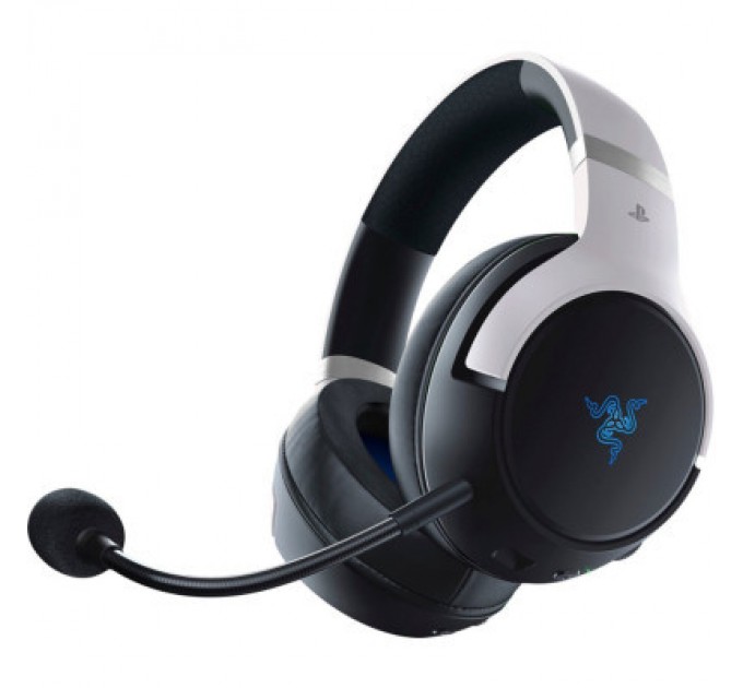 Razer Навушники Razer Kaira Pro Hyperspeed for PS5 Bluetooth White-Black (RZ04-04030200-R3G1)