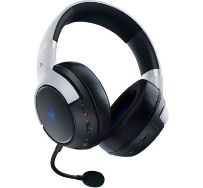 Razer Навушники Razer Kaira Pro Hyperspeed for PS5 Bluetooth White-Black (RZ04-04030200-R3G1)