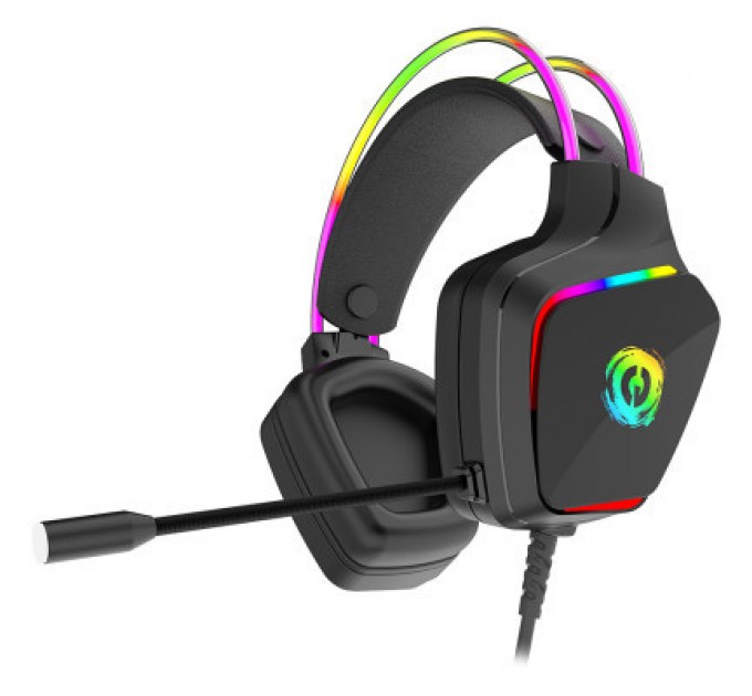 Canyon Навушники Canyon GH-9A Darkless Gaming 3.5 мм RGB Black (CND-SGHS9A)