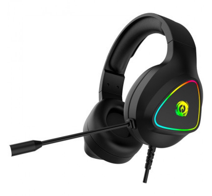 Canyon Навушники Canyon GH-6 Shadder Gaming 3.5 мм RGB Black (CND-SGHS6B)