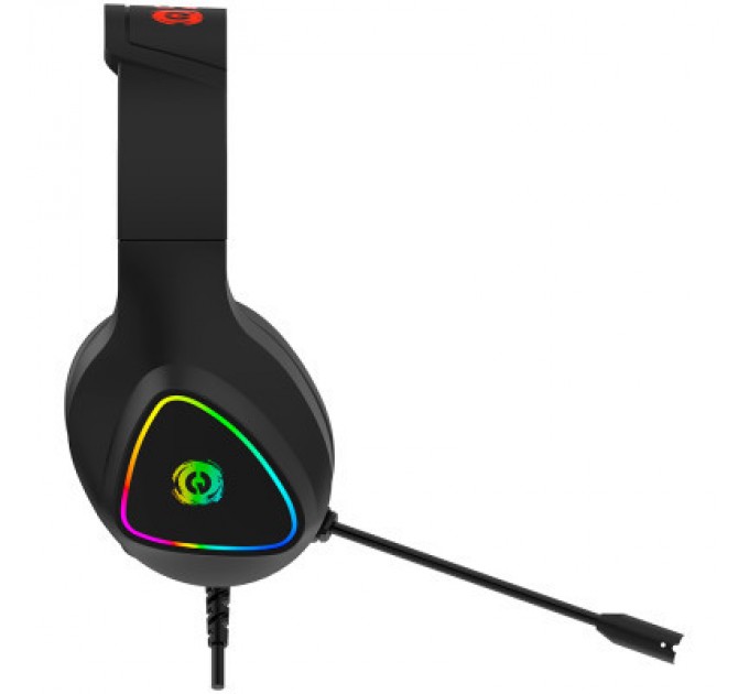 Canyon Навушники Canyon GH-6 Shadder Gaming 3.5 мм RGB Black (CND-SGHS6B)
