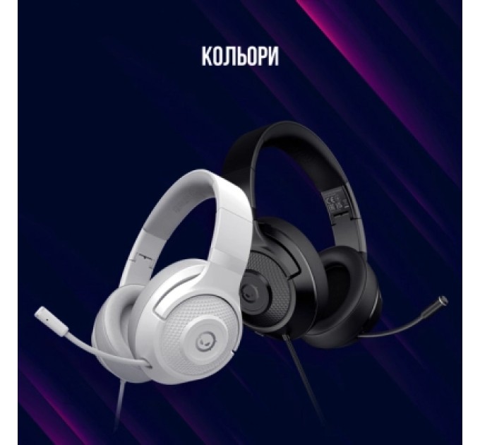 Lorgar Навушники Lorgar Noah 101 Gaming 3.5 мм Black (LRG-GHS101B)