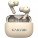 Canyon Навушники Canyon TWS-10 OnGo ANC ENC Beige (CNS-TWS10BG)