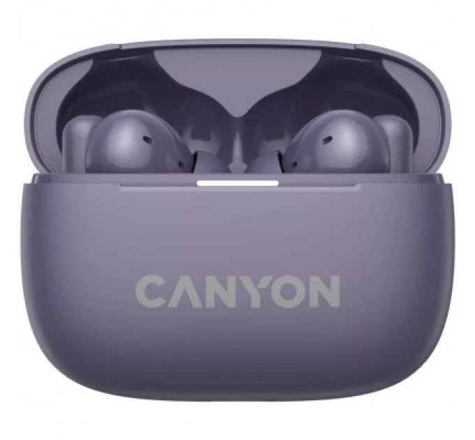 Canyon Навушники Canyon TWS-10 OnGo ANC ENC Purple (CNS-TWS10PL)