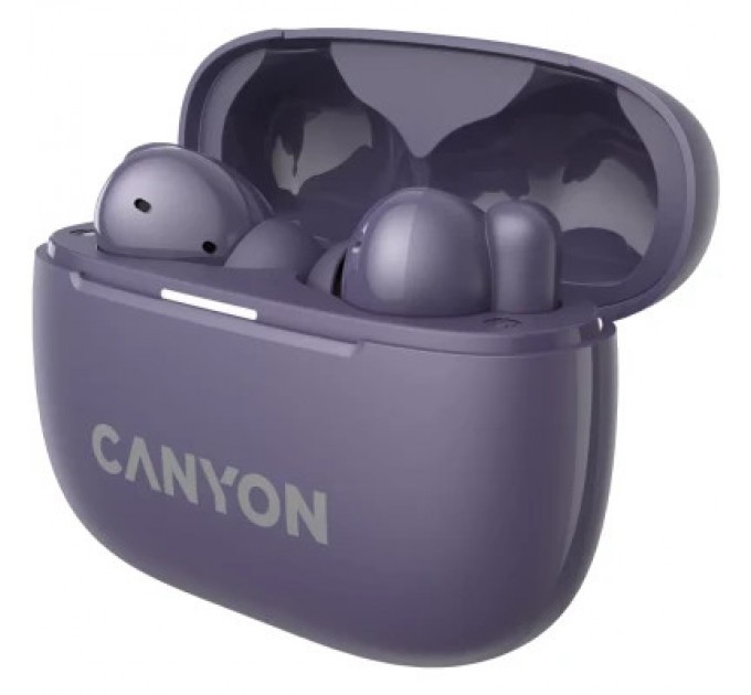 Canyon Навушники Canyon TWS-10 OnGo ANC ENC Purple (CNS-TWS10PL)