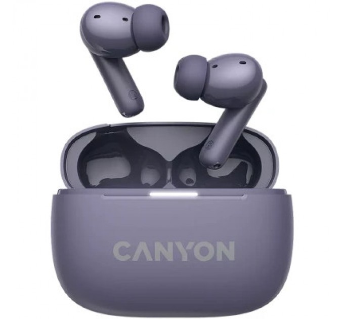 Canyon Навушники Canyon TWS-10 OnGo ANC ENC Purple (CNS-TWS10PL)