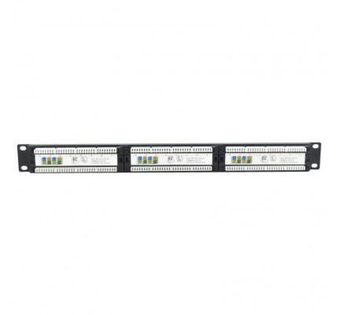 Ritar Патч-панель Ritar 19" 24 порта UTP cat.5e с менеджментом кабеля (07514)