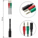 XoKo Перехідник XoKo AC-007 2x3.5-мм jack(F) - 3.5-мм 4pin jack(M) (XOKO AC-007)