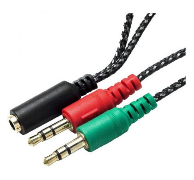 XoKo Перехідник XoKo AC-007 2x3.5-мм jack(F) - 3.5-мм 4pin jack(M) (XOKO AC-007)