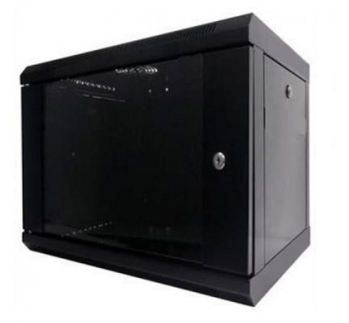 Hypernet Шафа настінна Hypernet 9U 19" 600x350 (WMNC-35-9U-FLAT-BLACK)