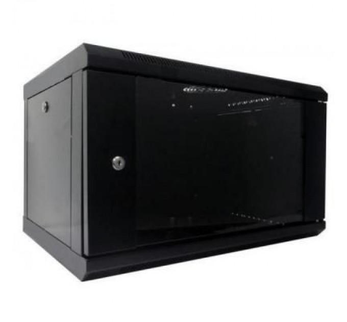 Hypernet Шафа настінна Hypernet 6U 19" 600x600 (WMNC66-6U-FLAT-BLACK)