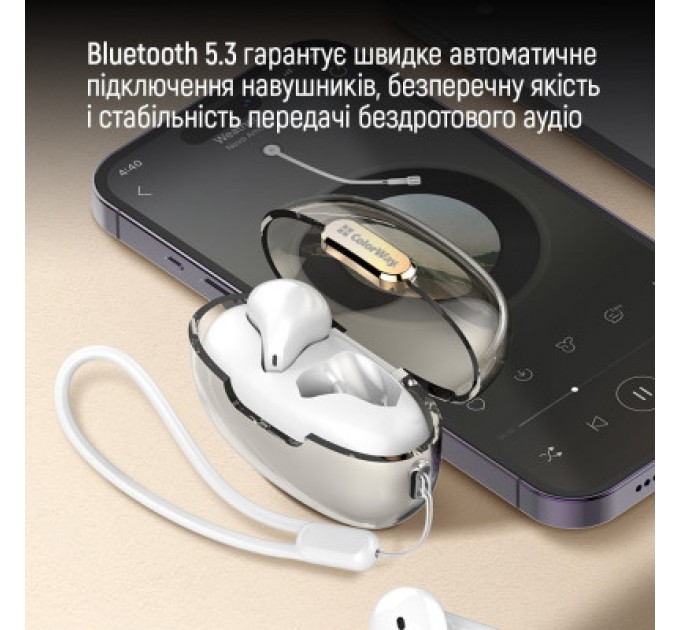ColorWay Навушники ColorWay Slim TWS-2 Earbuds White (CW-TWS2WT)