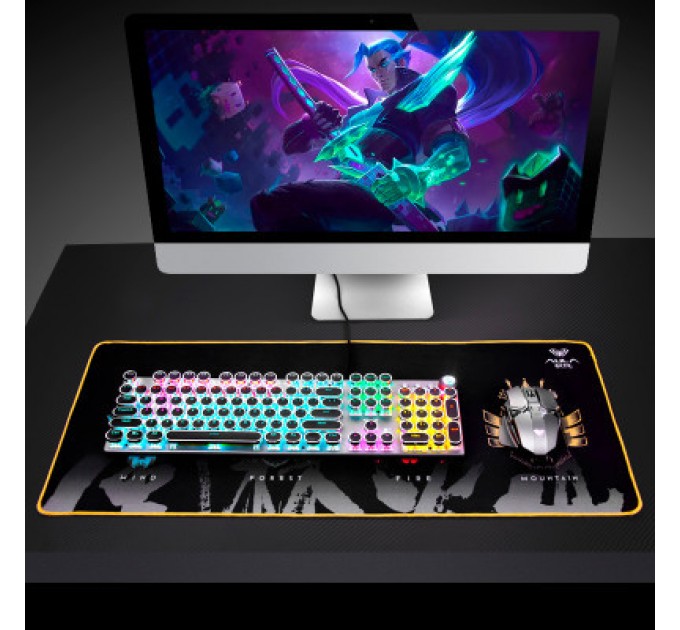 Aula Килимок для мишки Aula MP-WFFM Black (6948391215136)