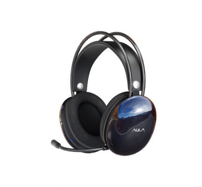 Aula Навушники Aula S505 RGB Transparent Gaming Headset Black (6948391235479)