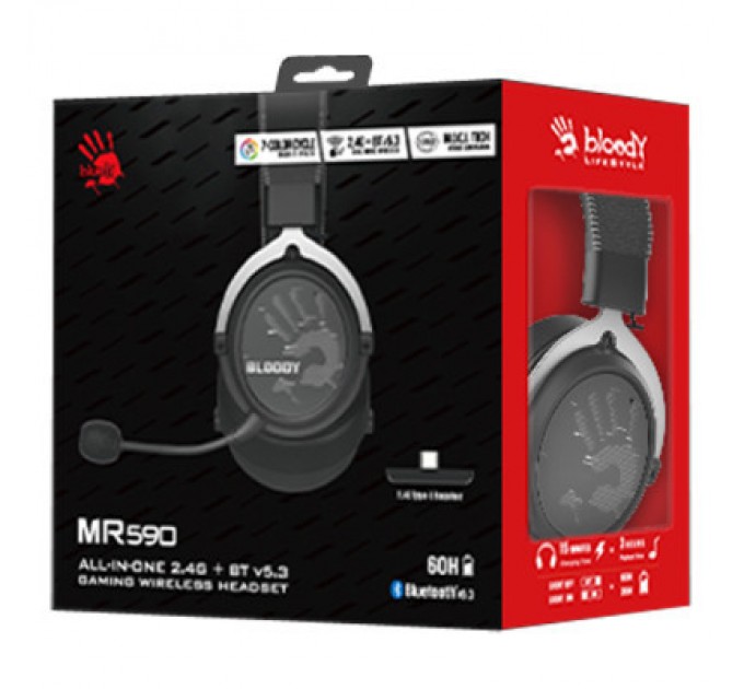 A4Tech Навушники A4Tech Bloody MR590 Sport Black (4711421996013)