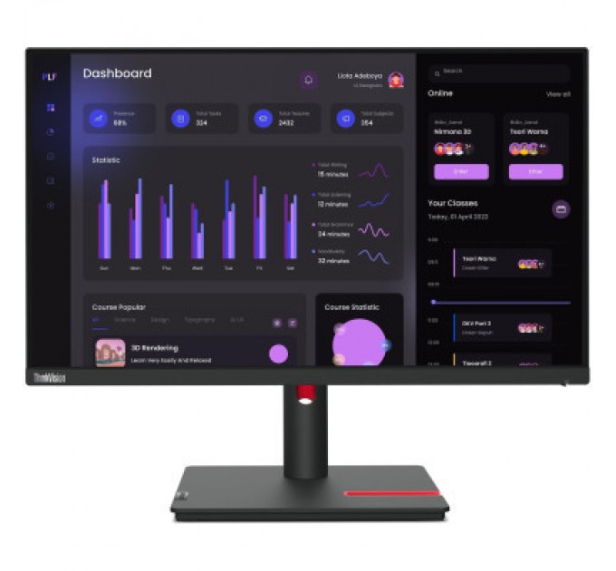 Lenovo Монітор Lenovo T24i-30 (63CFMATXUA)