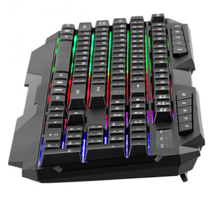 Xtrike ME Клавіатура Xtrike ME KB-306 LED USB UA Black (KB-306UA)