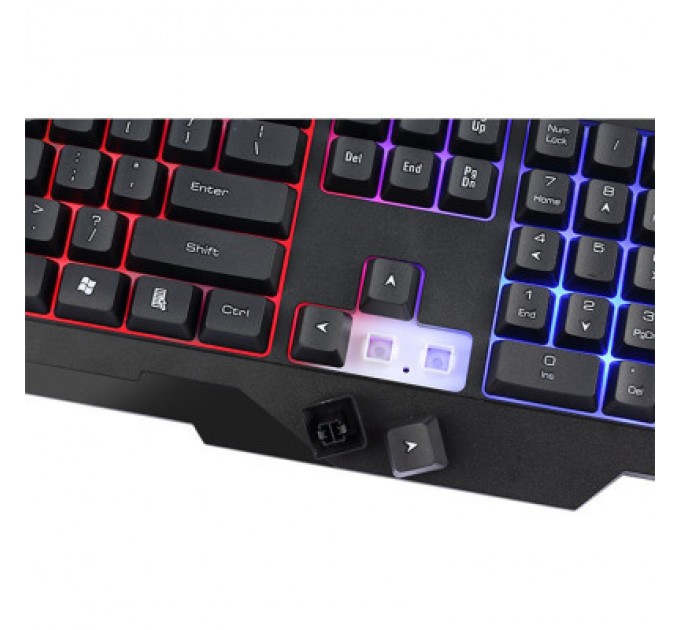 Xtrike ME Клавіатура Xtrike ME KB-306 LED USB UA Black (KB-306UA)