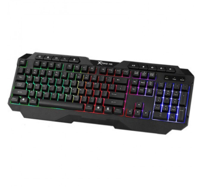 Xtrike ME Клавіатура Xtrike ME KB-306 LED USB UA Black (KB-306UA)
