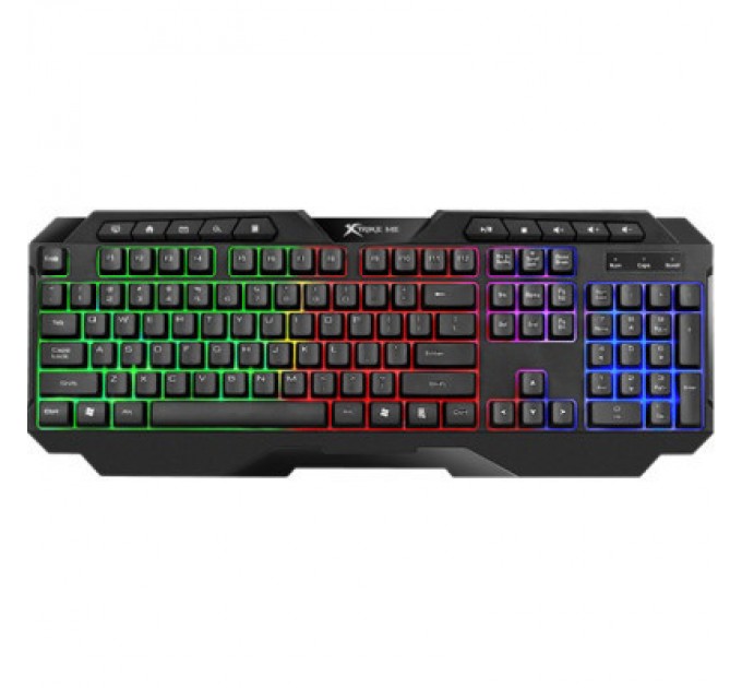 Xtrike ME Клавіатура Xtrike ME KB-306 LED USB UA Black (KB-306UA)