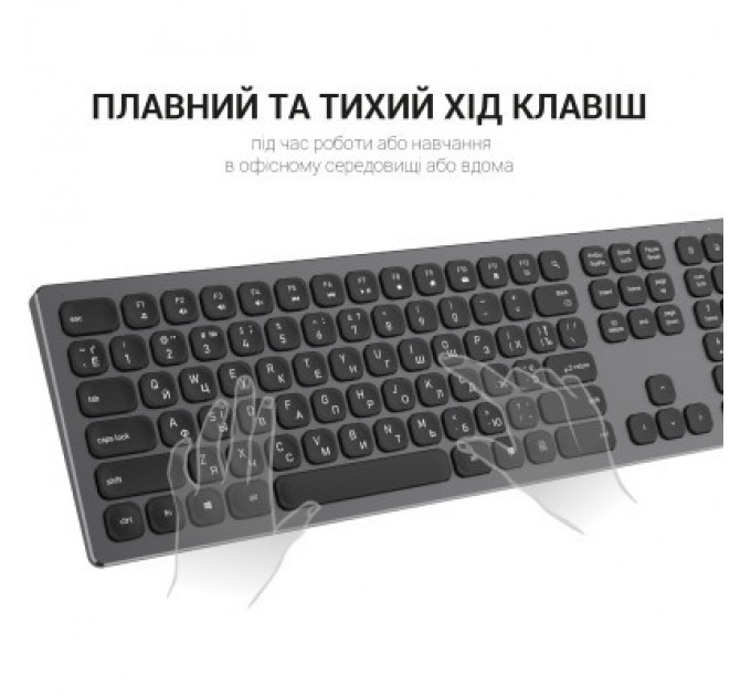 OfficePro Клавіатура OfficePro SK1550 Wireless Black (SK1550B)