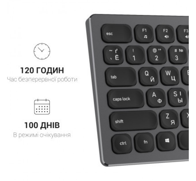 OfficePro Клавіатура OfficePro SK1550 Wireless Black (SK1550B)