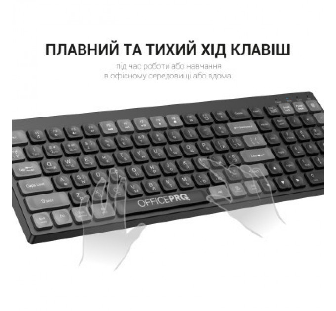 OfficePro Клавіатура OfficePro SK985B Wireless/Bluetooth Black (SK985B)