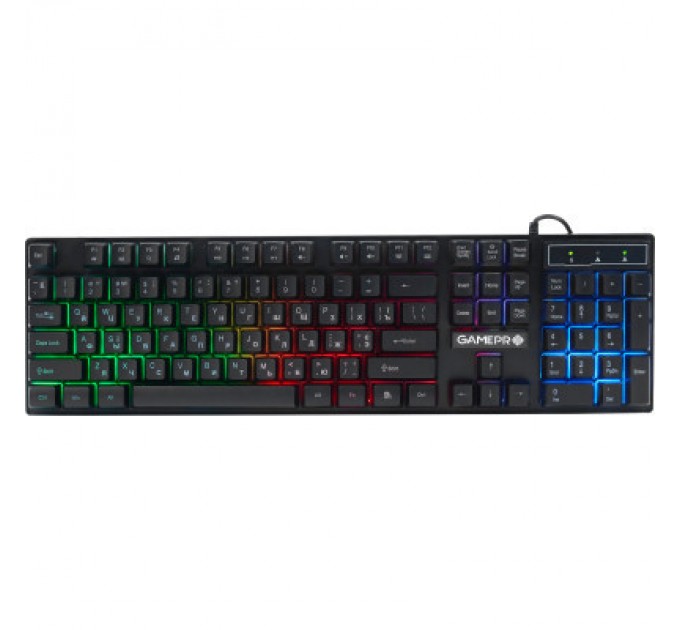 GamePro Клавіатура GamePro GK296 USB Black (GK296)
