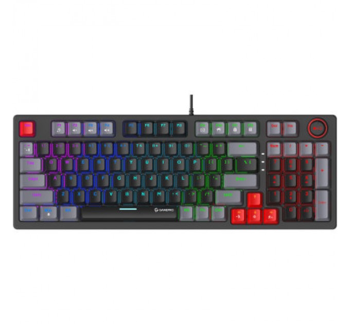 GamePro Клавіатура GamePro MK120B LED Blue Switches USB Black (MK120B)