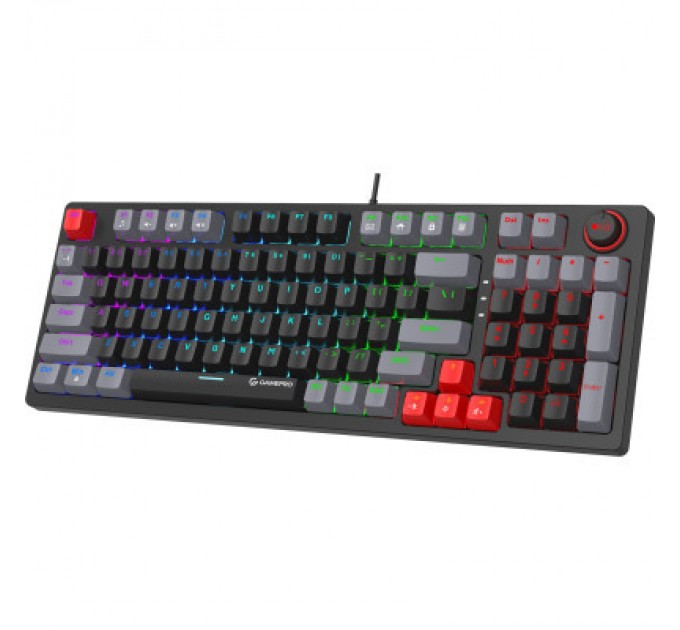 GamePro Клавіатура GamePro MK120B LED Blue Switches USB Black (MK120B)