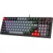 GamePro Клавіатура GamePro MK120B LED Red Switches USB Black (MK120R)