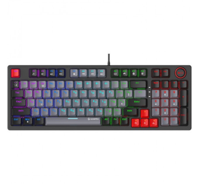 GamePro Клавіатура GamePro MK120B LED Red Switches USB Black (MK120R)