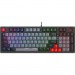 GamePro Клавіатура GamePro MK120B LED Red Switches USB Black (MK120R)