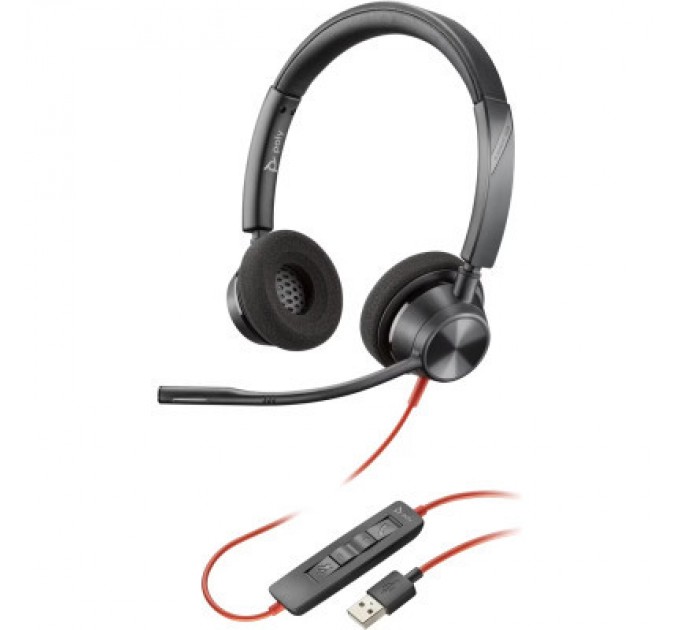 Poly Навушники Poly BlackWire C3320-M USB-A HS Stereo (76J17AA)