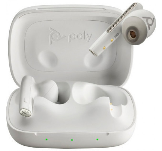 Poly Навушники Poly Voyager Free 60 Earbuds + BT700A + BCHC White (7Y8L3AA)