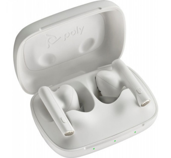 Poly Навушники Poly Voyager Free 60 Earbuds + BT700A + BCHC White (7Y8L3AA)