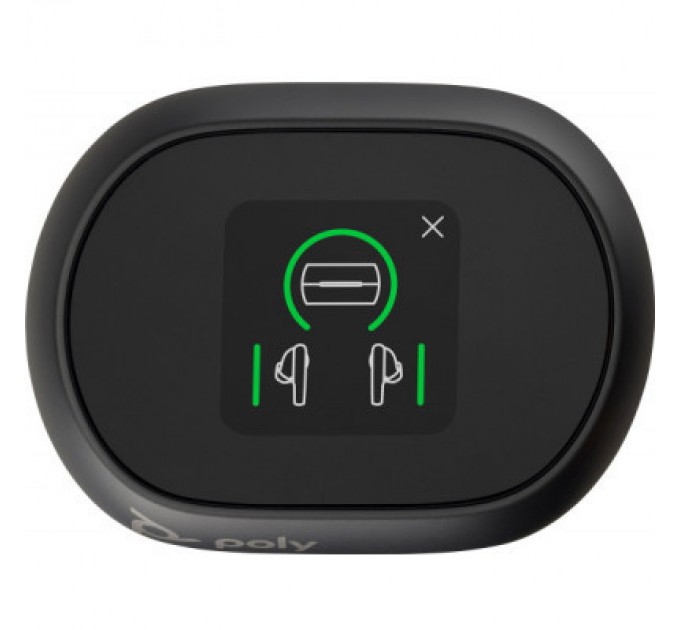 Poly Навушники Poly Voyager Free 60+ Earbuds + BT700A + TSCHC Black (7Y8G3AA)