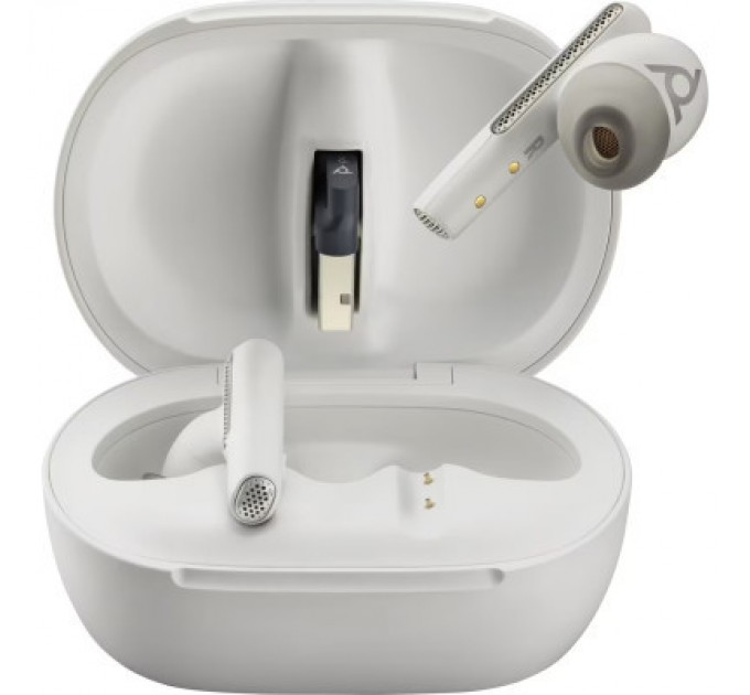 Poly Навушники Poly Voyager Free 60+ Earbuds + BT700A + TSCHC White (7Y8G5AA)