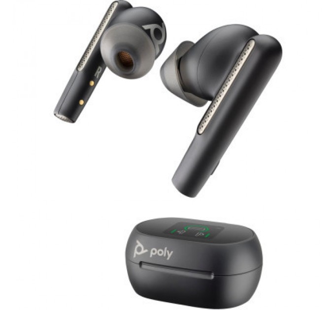 Poly Навушники Poly Voyager Free 60+ Earbuds + BT700C + TSCHC Black (7Y8G4AA)