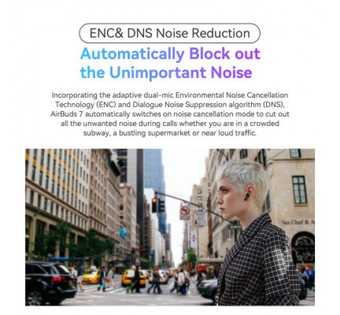 Blackview Навушники Blackview AirBuds 7 White (6931548310747)