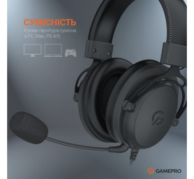 GamePro Навушники GamePro HS1050 Black (HS1050)