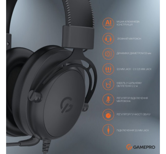 GamePro Навушники GamePro HS1050 Black (HS1050)