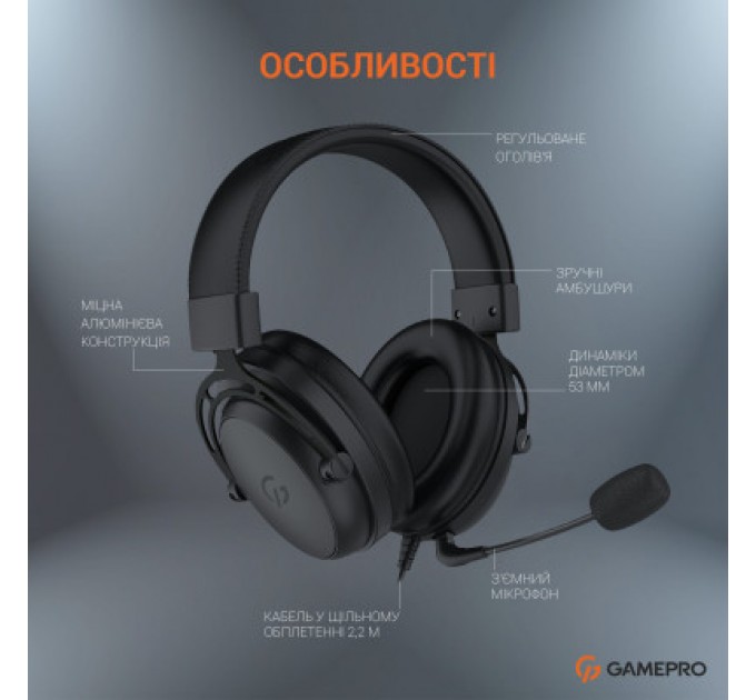 GamePro Навушники GamePro HS1050 Black (HS1050)