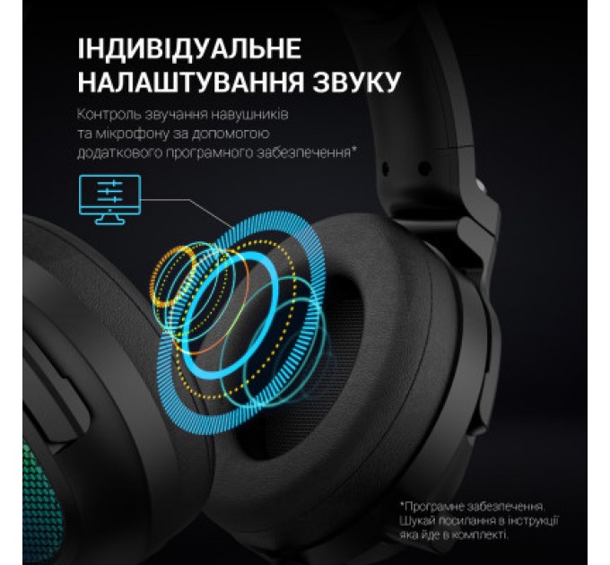 GamePro Навушники GamePro HS1300 RGB 7.1 Black (HS1300)