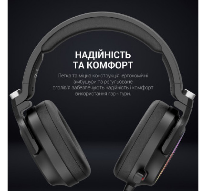 GamePro Навушники GamePro HS1300 RGB 7.1 Black (HS1300)